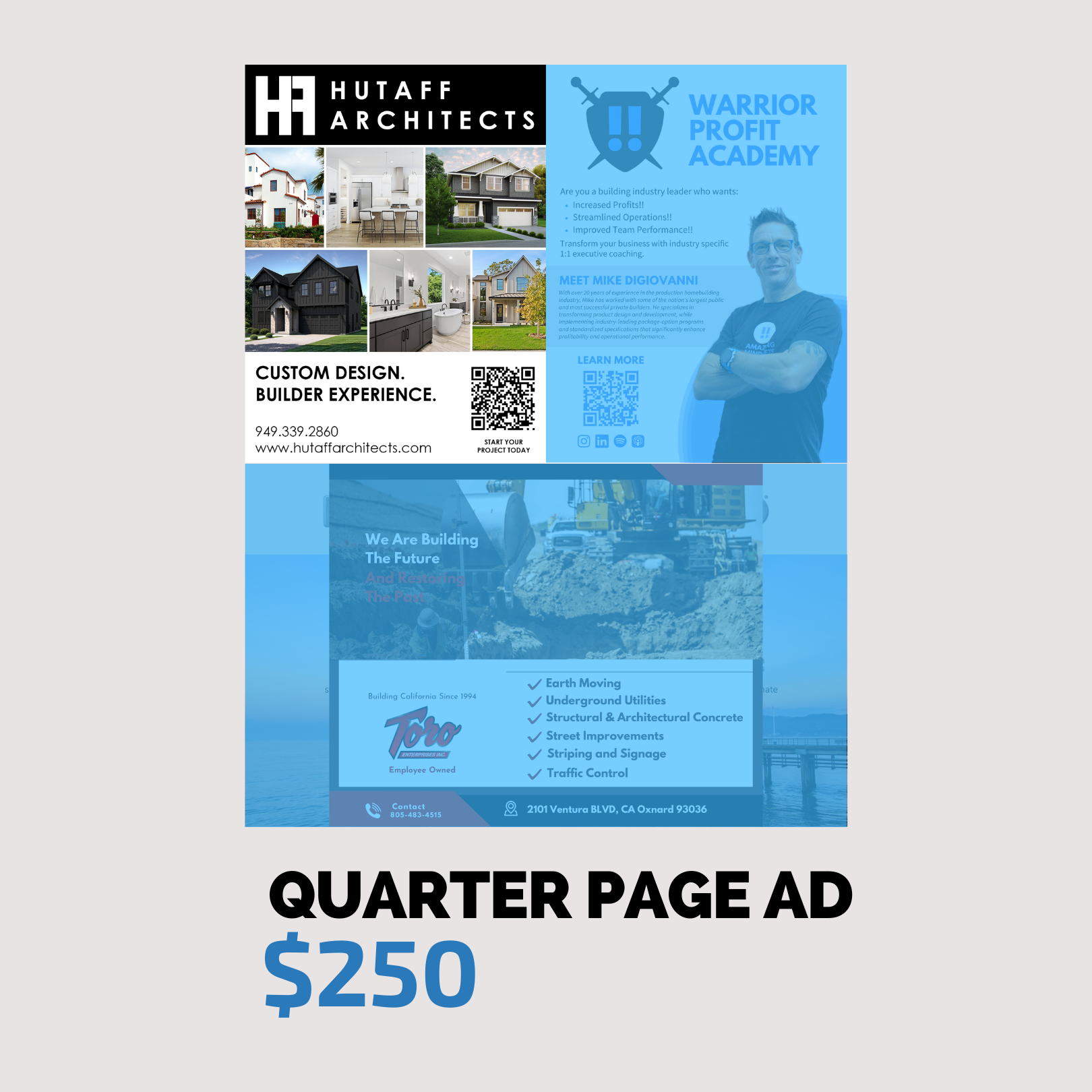 Magazine Ad - Quarter Page